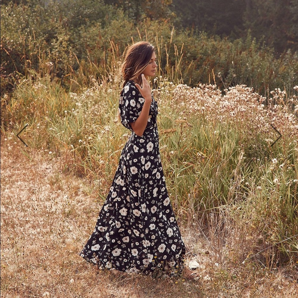 CHRISTY DAWN Lottie Dress in Night Casmo
